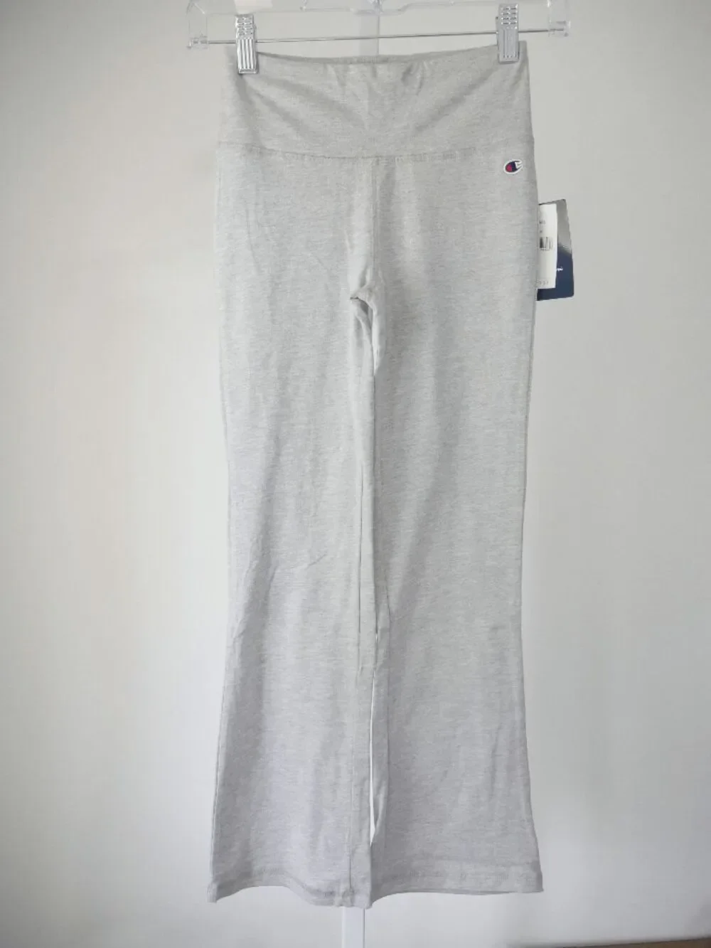 Champion Girls Heather Gray High Waist Flare Bootcut Pants NWT Size M